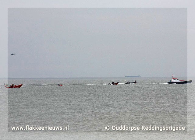 Zwemmer vermist op strand Ouddorp (update)
