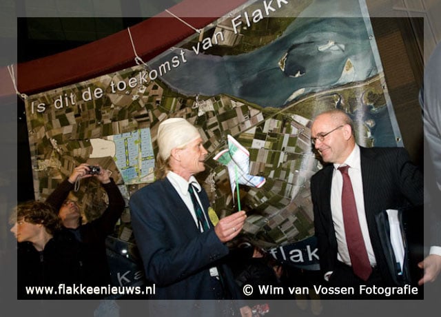 Protestactie tegen kassen op Oostflakkee
