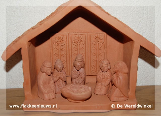 Kerstkorting bij de Wereldwinkel