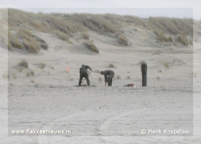 Engelse vliegtuigbom aangetroffen op strand Ouddorp