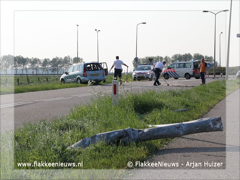 Eenzijdig ongeval bij Stellendam (update)