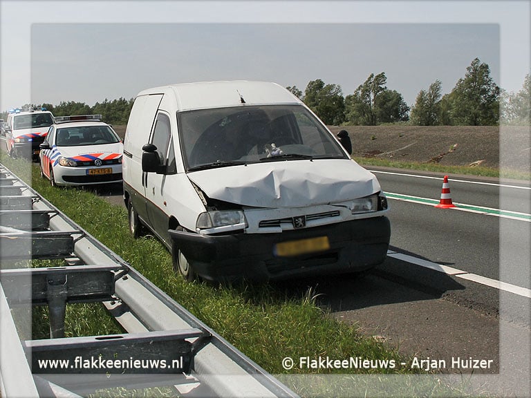 Ongeval N59 zorgt voor file