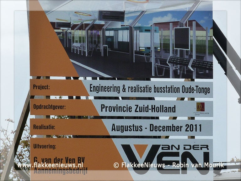 Busstation Oude-Tonge wordt vernieuwd