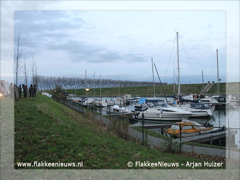 Brand op zeiljacht in Middelharnis
