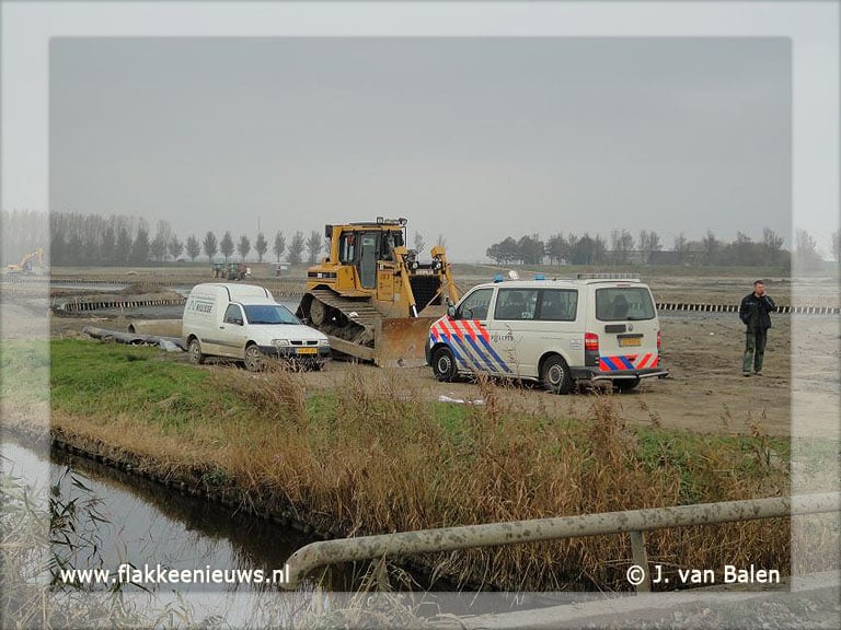 Schuur binnengereden met gestolen bulldozer