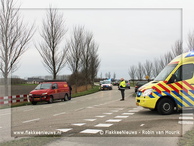 Gewonde bij ongeval Middelharnis