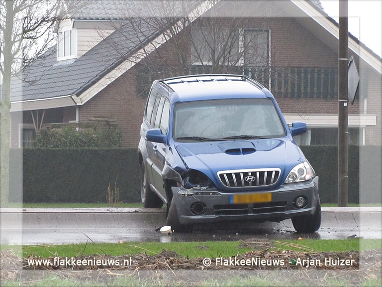 Aanrijding in Oude-Tonge door voorrangskwestie