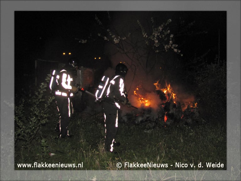 Buitenbrand aan Zuidelijke Randweg Middelharnis