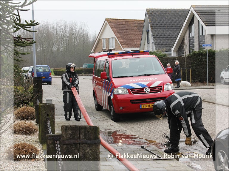 Brand in woning in Stellendam