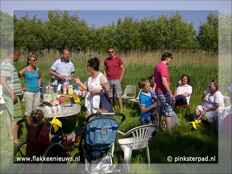 Gezellige drukte op het Pinksterpad