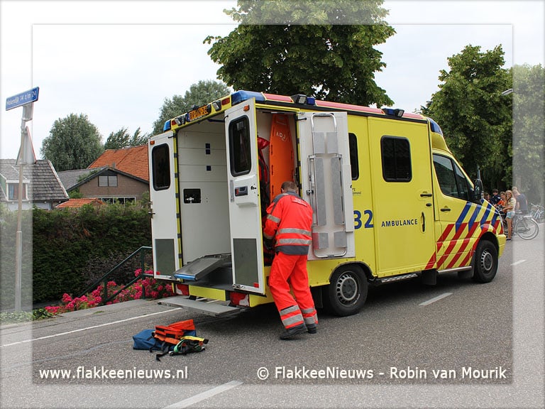 Man gewond na val van ladder