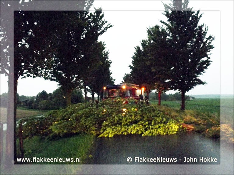 Noodweer zorgt voor overlast bij Ooltgensplaat