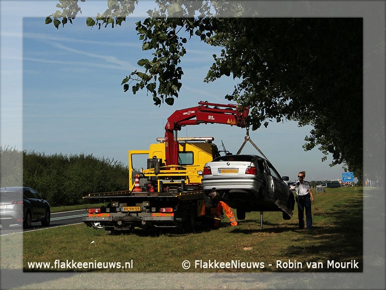 Gewonde bij ongeval N59 Oude-Tonge