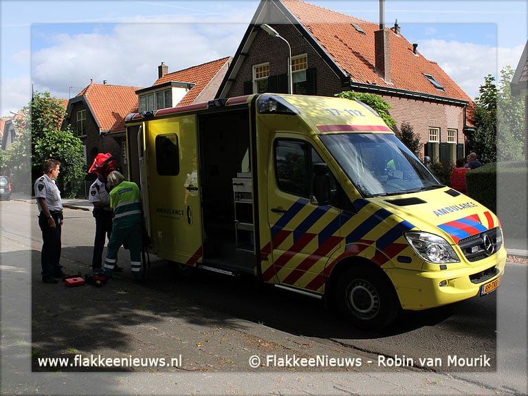 Man gewond na val van hoogte