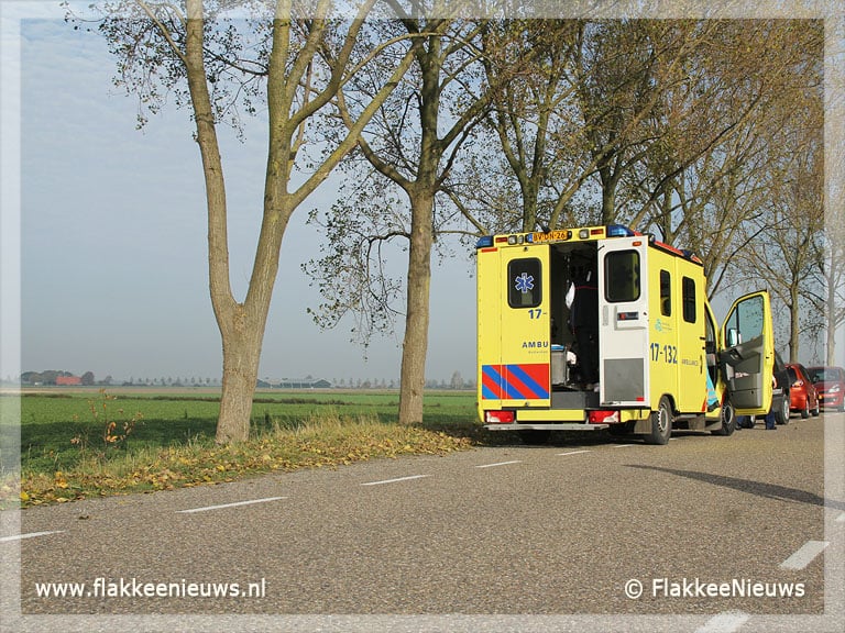 Motorrijder gewond nabij Herkingen