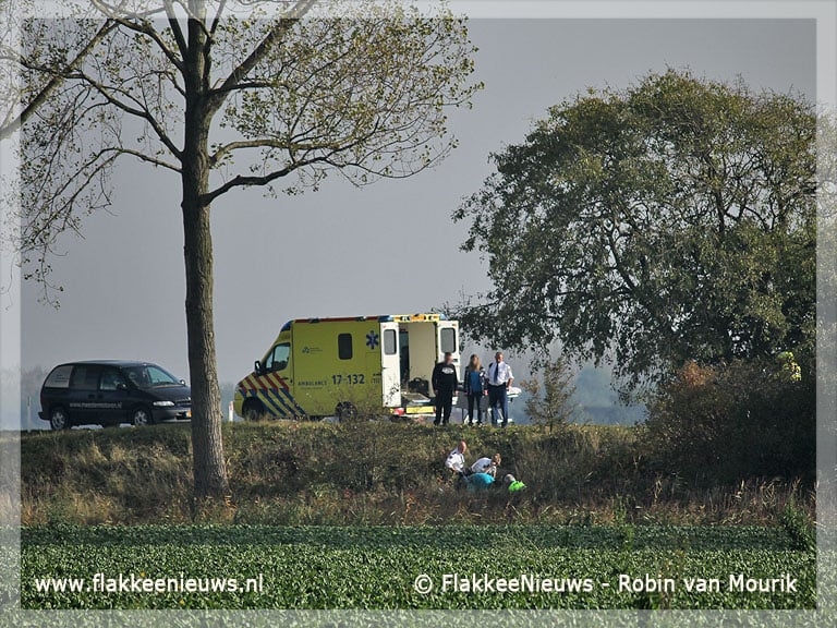 Motorrijder gewond nabij Herkingen