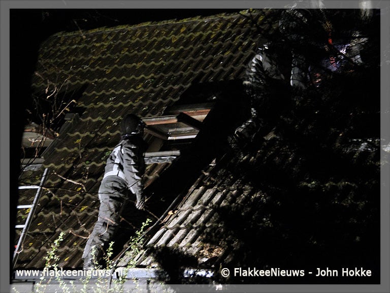 Woning onbewoonbaar door schoorsteenbrand