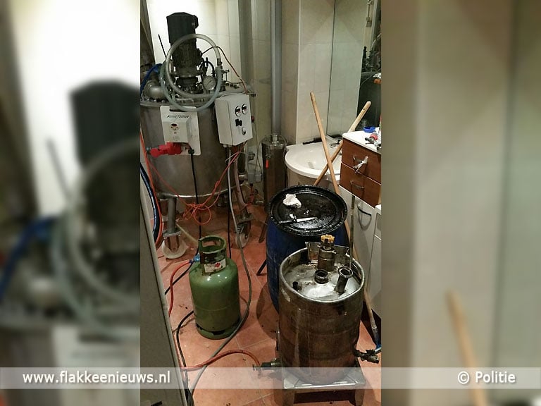 Aanhoudingen na ontdekking XTC-lab Ouddorp