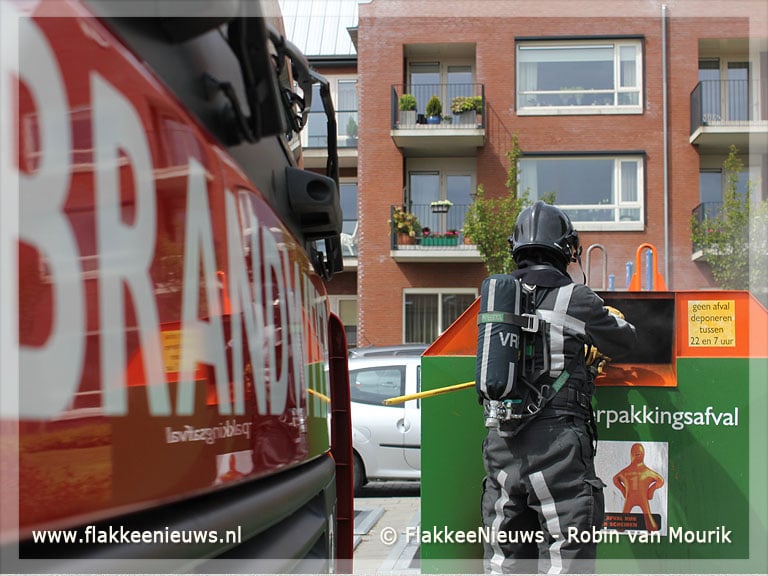 Containerbrand veroorzaakt stankoverlast