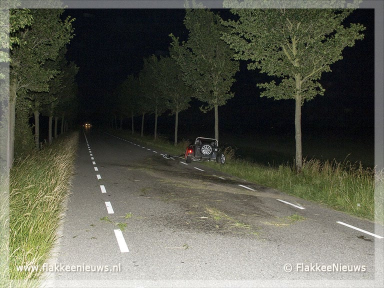 Eenzijdig ongeval Westdijk Dirksland