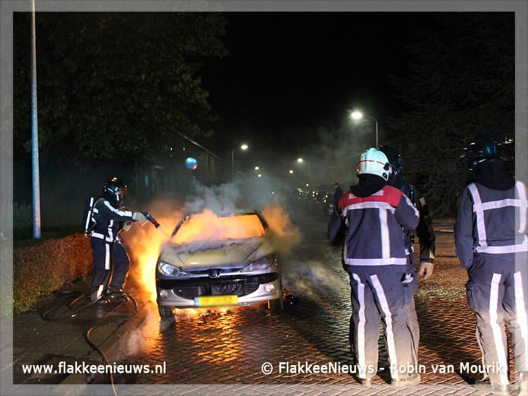 Autobranden in Sommelsdijk