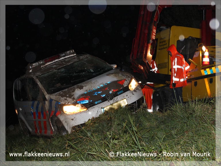 Ongeval met politievoertuig