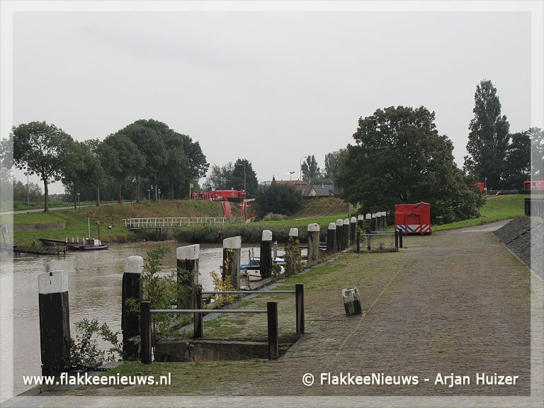 Pompen spektakel bij Stellendam en hinder N215
