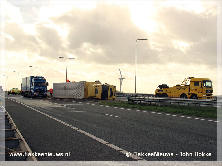 Storm raast over het eiland