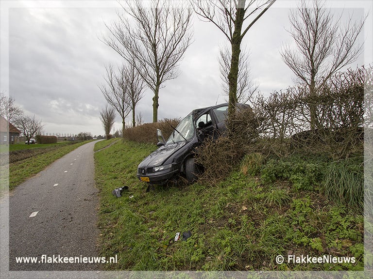 Eenzijdig ongeval Zuiddijk Herkingen