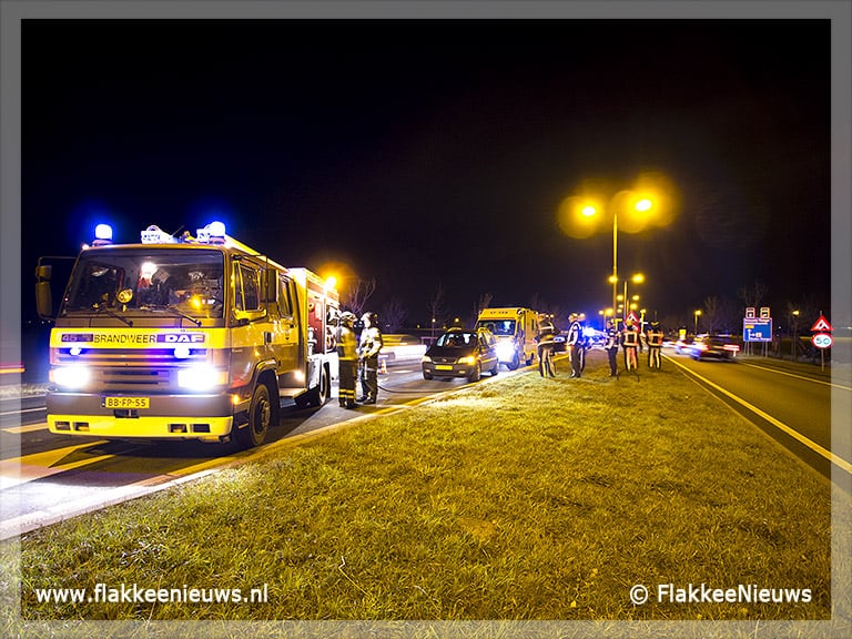 Kop-staartbotsing bij Oude-Tonge