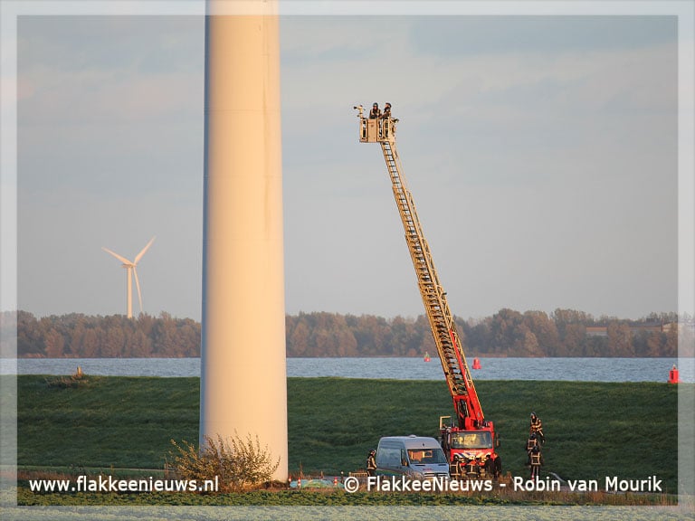 Slachtoffers bij brand in windturbine