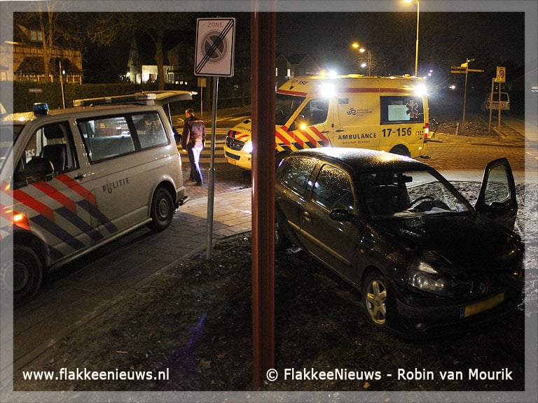 Aanrijding bij Shared Space Middelharnis