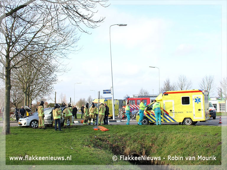 Ongeval op Stationsweg Oude-Tonge