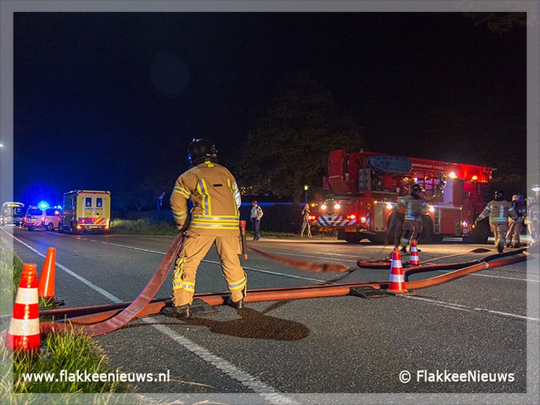 Grote brand bij Koningspleisterplaats Goedereede