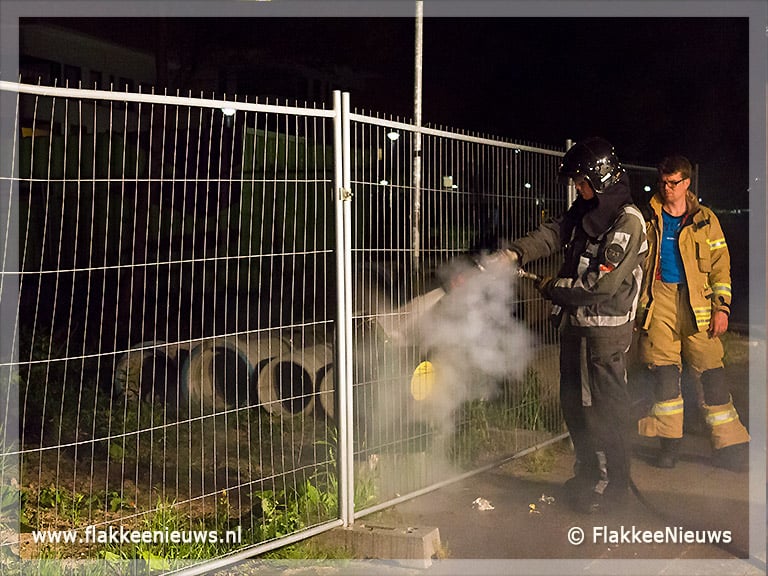 Zes brandstichtingen in een nacht