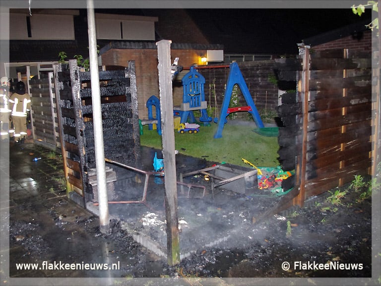 Zes brandstichtingen in een nacht