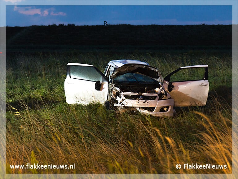 Ongeval op N57 bij Ouddorp