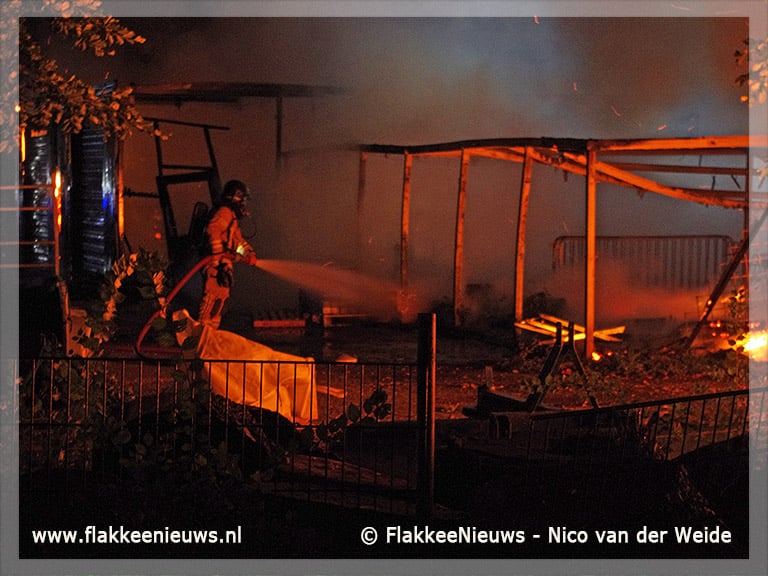 Grote brand bij Hernesseroord Middelharnis