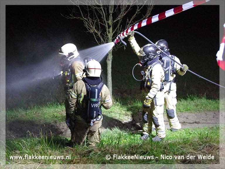 Asbest vrijgekomen bij schuurbrand Goedereede