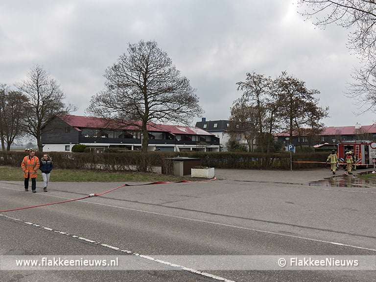 Brand bij Koningspleisterplaats Goedereede