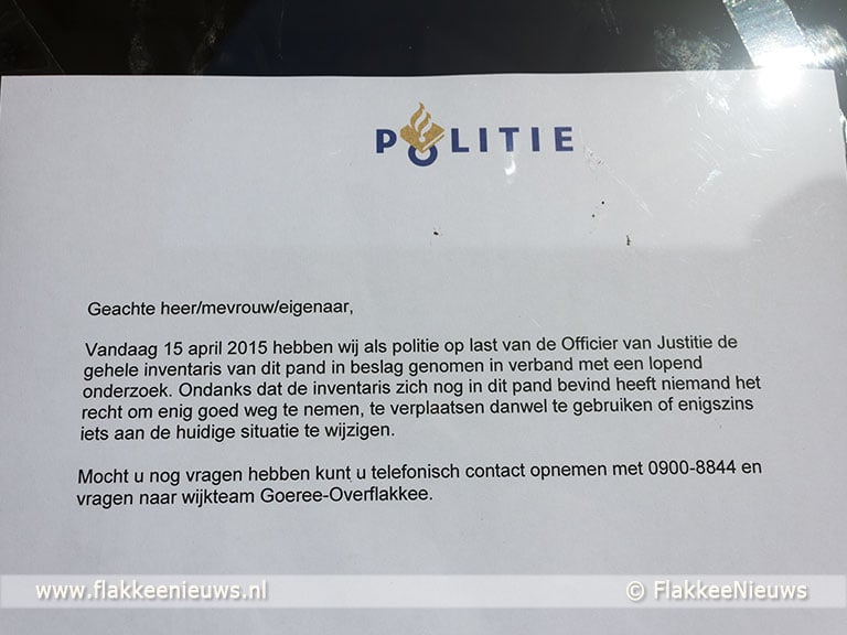 Grote hennepkwekerij in Middelharnis ontdekt