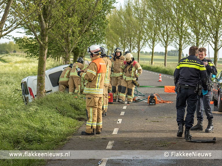 Ernstig ongeval op Oudelandsedijk Nieuwe-Tonge