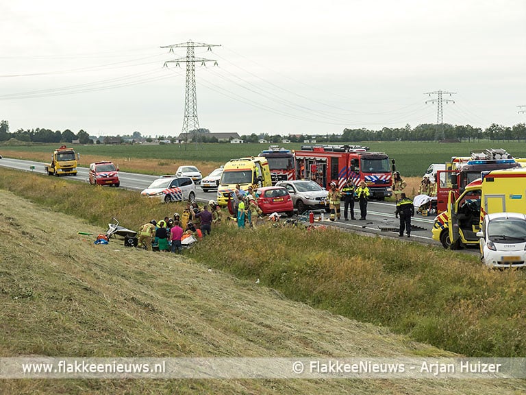 Ernstig ongeval op de N59