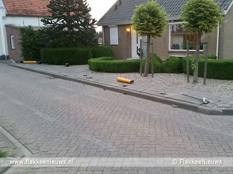 Dronken bestuurder veroorzaakt chaos in Den Bommel