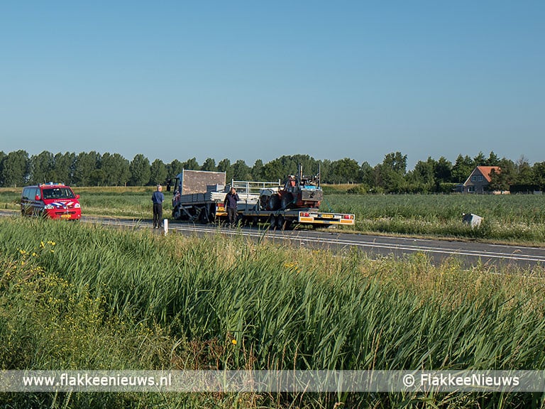 Verkeershinder door ongeval N215
