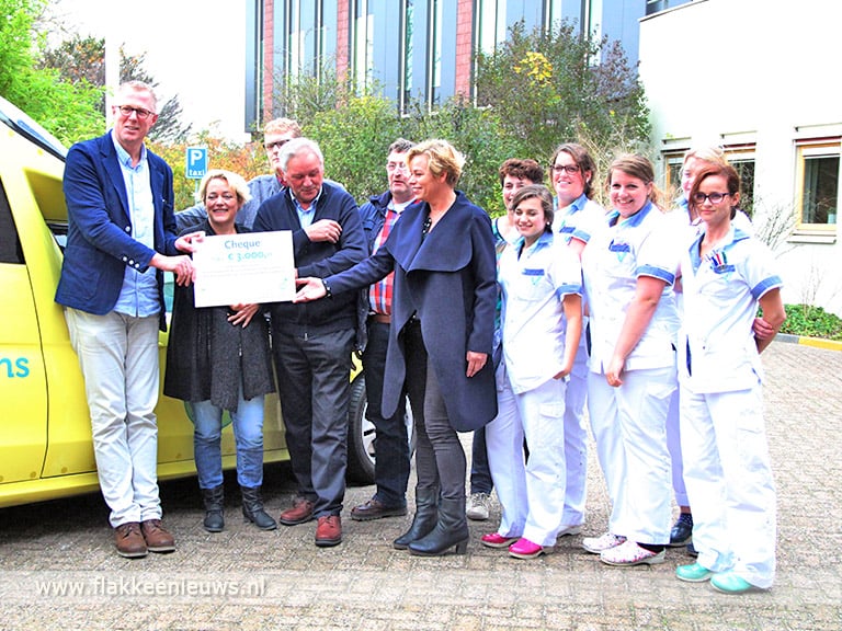 Mooie opbrengst voor Ambulance Wens
