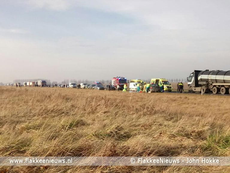 N59 afgesloten door ongeval