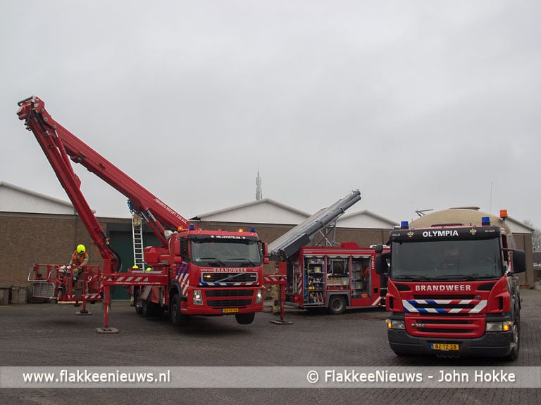 Brand in opslagloods bij Nieuwe-Tonge