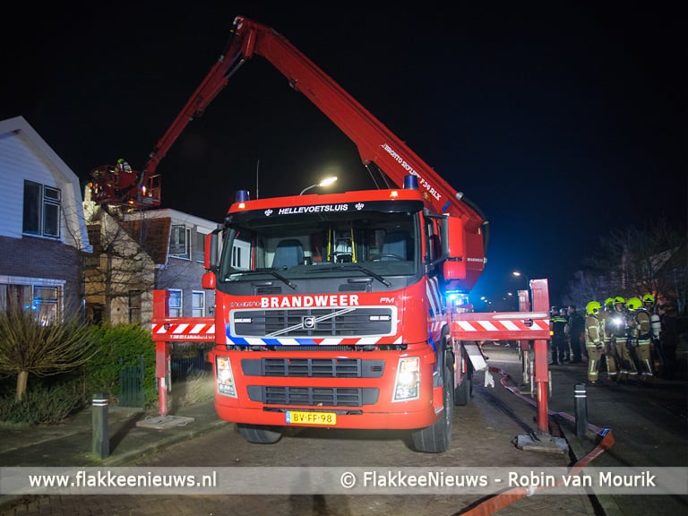Brand in woning Marietjespad Middelharnis