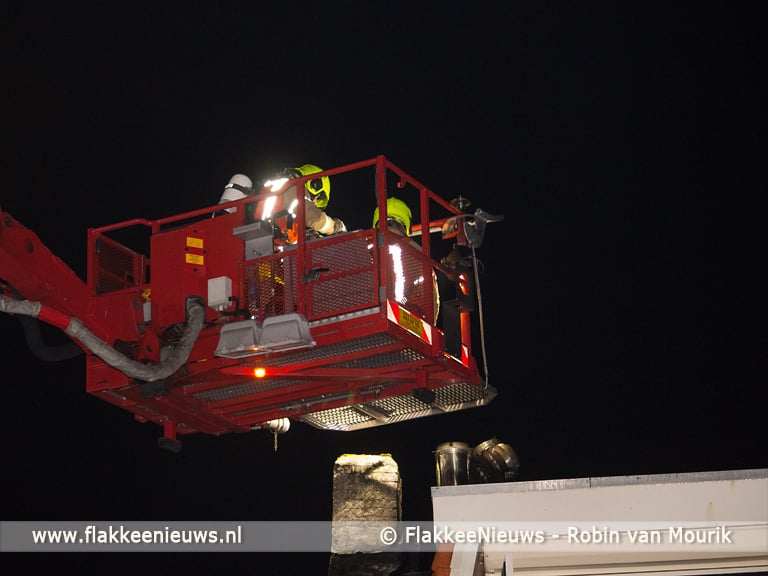 Brand in woning Marietjespad Middelharnis